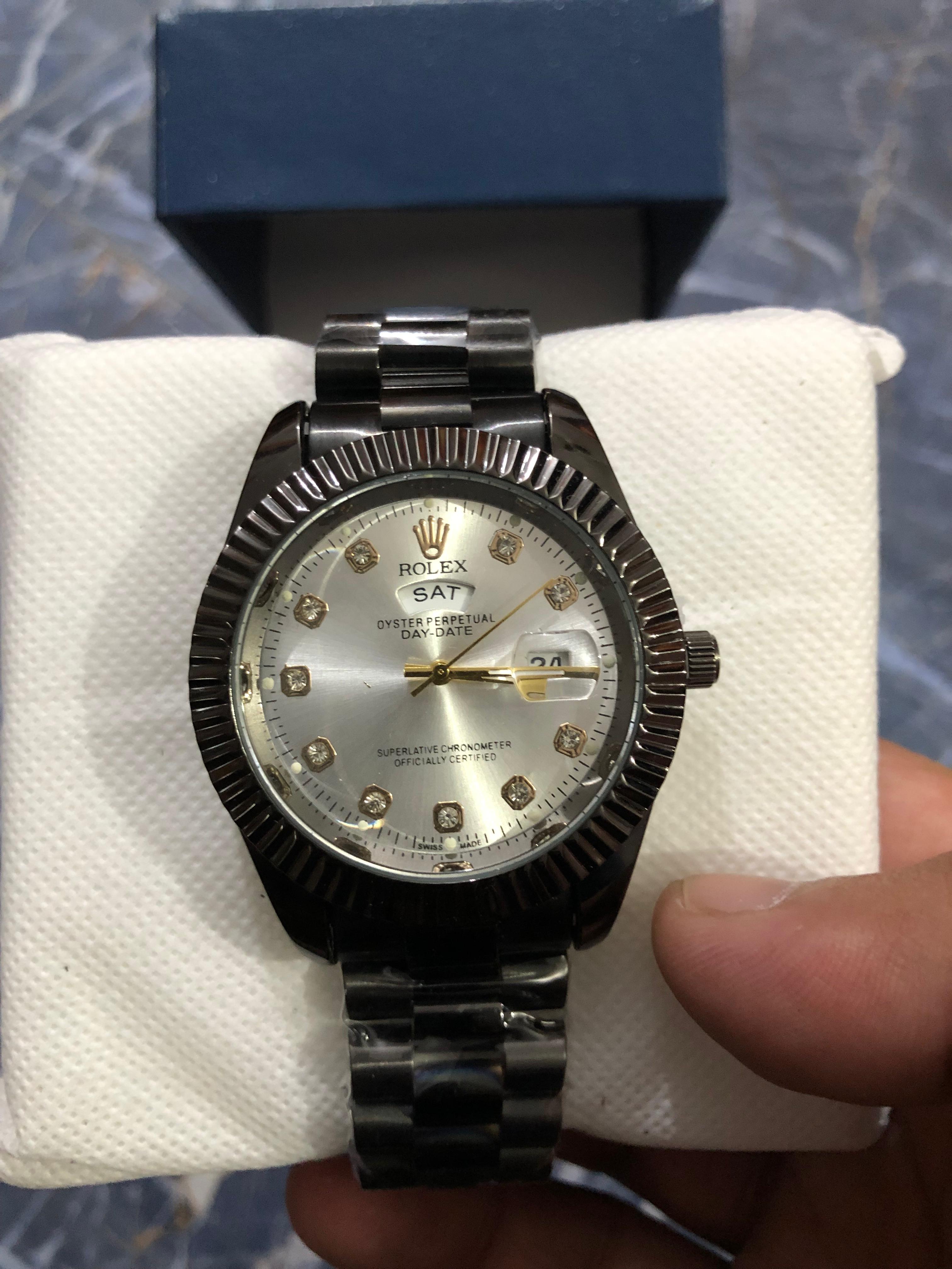 Premium Rolex Date & Day Watch Collection – 4 Stylish Designs to Choose