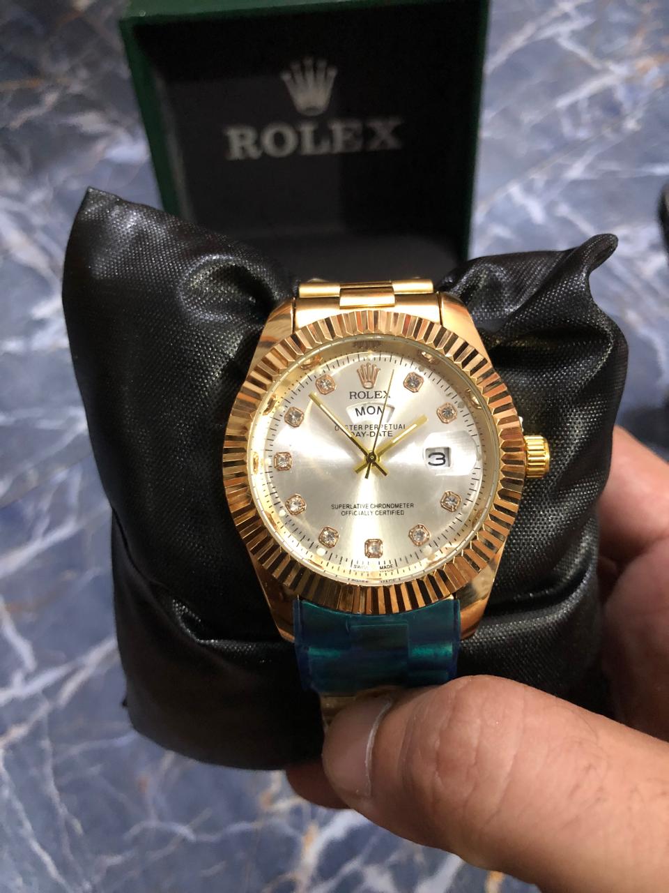Premium Rolex Date & Day Watch Collection – 4 Stylish Designs to Choose